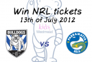 Win NRL tickets for Bulldogs vs Eels match on 13th of July 2012